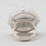 925 Sterling Silver Solar Quartz Rings