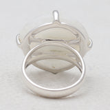 925 Sterling Silver Solar Quartz Rings