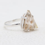 Rutilated Quartz Silver Rings