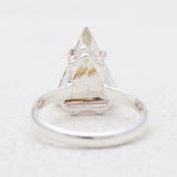 Rutilated Quartz Silver Rings