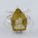 Green Gold Silver Rings