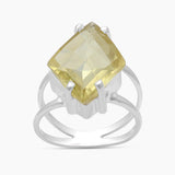 Green Gold Silver Rings