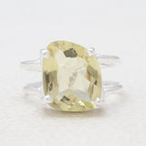 Green Gold Silver Rings