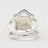 Green Gold Silver Rings