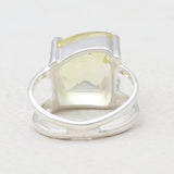 Green Gold Silver Rings