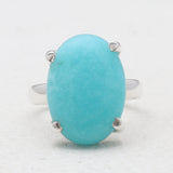 Amazonite Sterling Silver Rings
