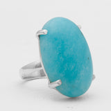 Amazonite Sterling Silver Rings