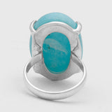 Amazonite Sterling Silver Rings