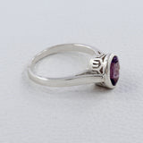 Natural Ruby Silver Rings