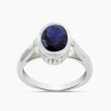 Natural Ruby Silver Rings