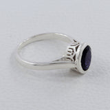 Natural Ruby Silver Rings