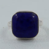 Lapis Lazuli Cabochon Silver Handmade Ring