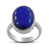 Lapis Lazuli Cabochon Silver Handmade Ring