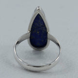 Lapis Lazuli Cabochon Silver Handmade Ring