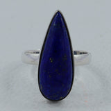 Lapis Lazuli Cabochon Silver Handmade Ring