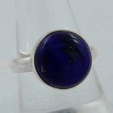 Lapis Lazuli Cabochon Silver Handmade Ring