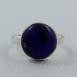 Lapis Lazuli Cabochon Silver Handmade Ring