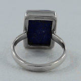 Lapis Lazuli Cabochon Silver Handmade Ring