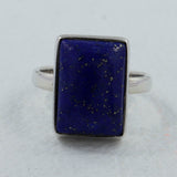 Lapis Lazuli Cabochon Silver Handmade Ring