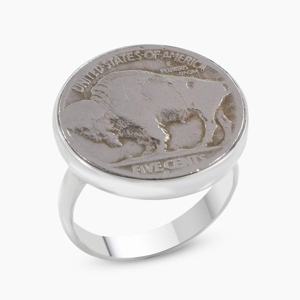 925 Sterling Silver Coin Rings