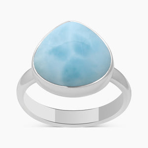 925 Sterling Silver Larimar Rings