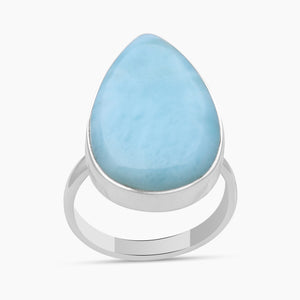 925 Sterling Silver Larimar Rings