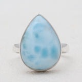 925 Sterling Silver Larimar Rings