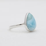 925 Sterling Silver Larimar Rings