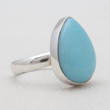 925 Sterling Silver Larimar Rings