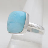 925 Sterling Silver Larimar Rings