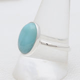 925 Sterling Silver Larimar Rings