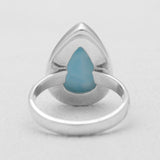 925 Sterling Silver Larimar Rings