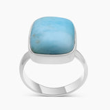 925 Sterling Silver Larimar Rings