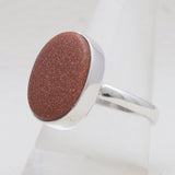 Red Sun Sitara Silver Rings