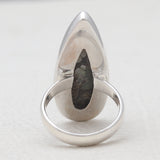 925 Silver Turritella Agate Rings