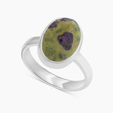 Tasmanian Serpentine Silver Rings