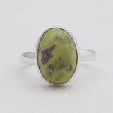 Tasmanian Serpentine Silver Rings