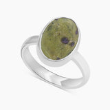 Tasmanian Serpentine Silver Rings