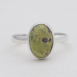 Tasmanian Serpentine Silver Rings