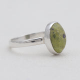 Tasmanian Serpentine Silver Rings