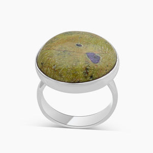 Tasmanian Serpentine Silver Rings