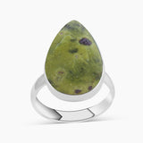 Tasmanian Serpentine Silver Rings