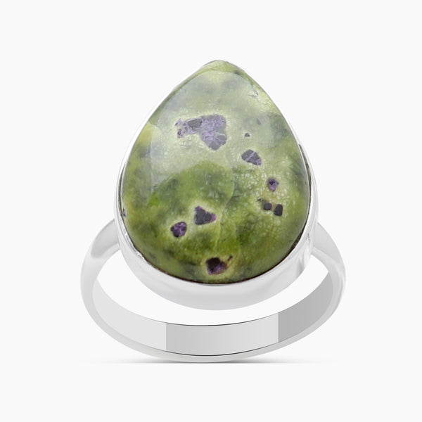 Tasmanian Serpentine Silver Rings