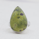 Tasmanian Serpentine Silver Rings