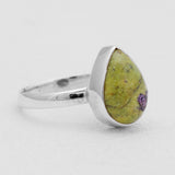 Tasmanian Serpentine Silver Rings
