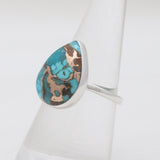 925 Silver Blue Copper Turquoise Rings