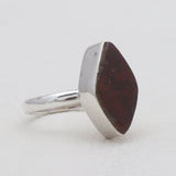 Handmade Ammolite Silver Rings