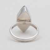 Handmade Ammolite Silver Rings