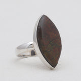 925 Sterling Silver Ammolite Handmade Rings