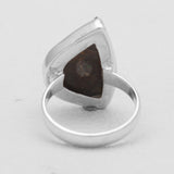 925 Sterling Silver Ammolite Handmade Rings